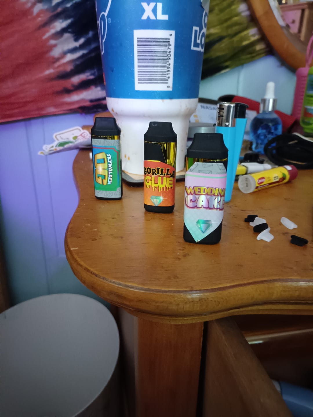 Customer photo review of PUR VYB - 2G THCa Live Resin - Wedding Cake (Hybrid)