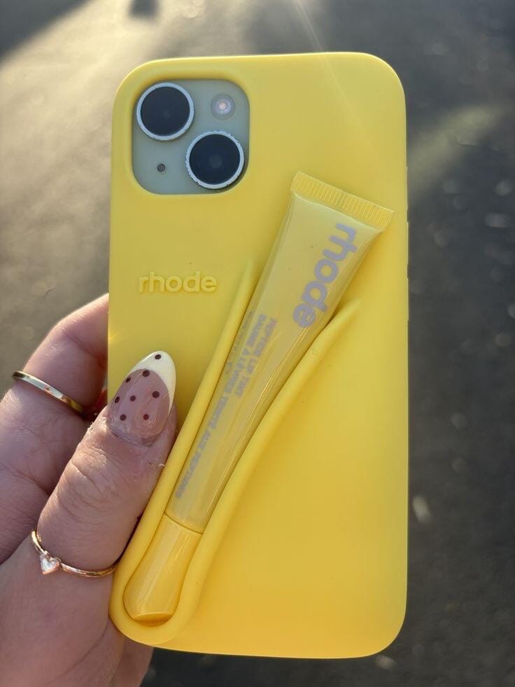 Customer photo review of Rhode Phone Case Lemontini