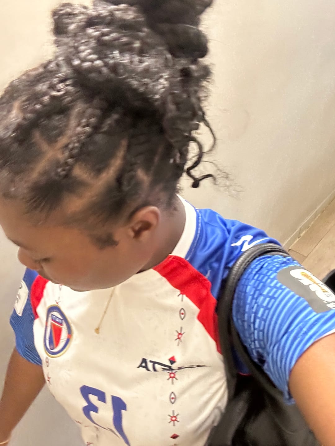 Customer photo review of Maillot Haïti extérieur 2026