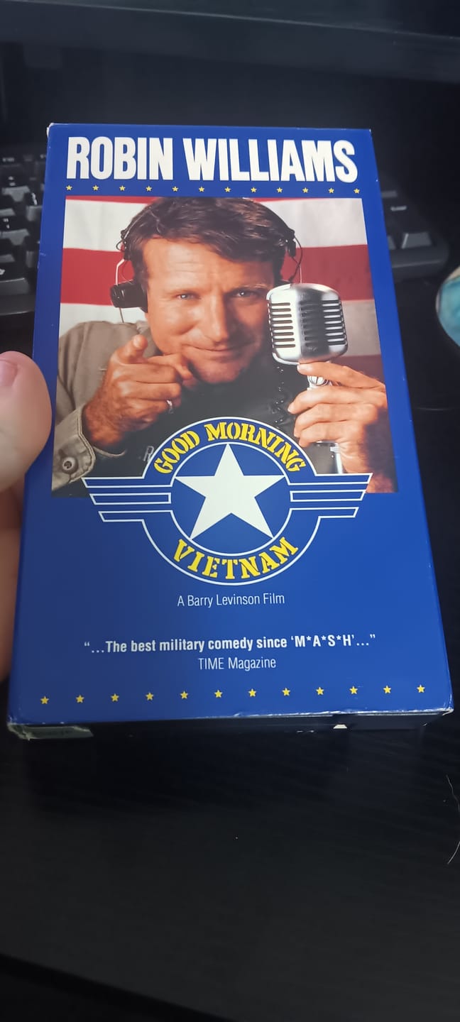 Customer photo review of Good Morning, Vietnam VHS Tape