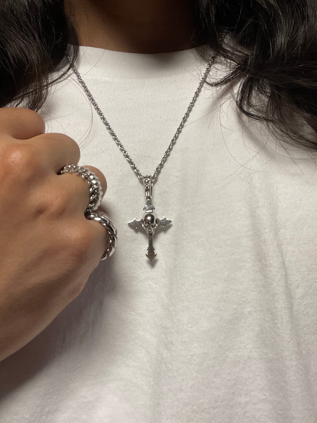 Customer photo review of DOWN YOUR THROAT PENDANT