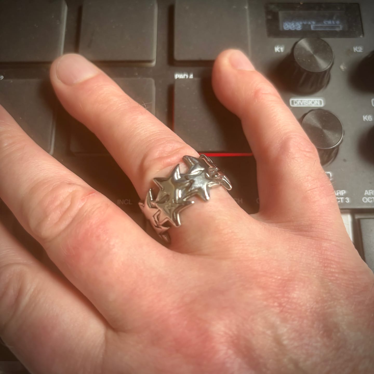 Customer photo review of Star Cluster Ring