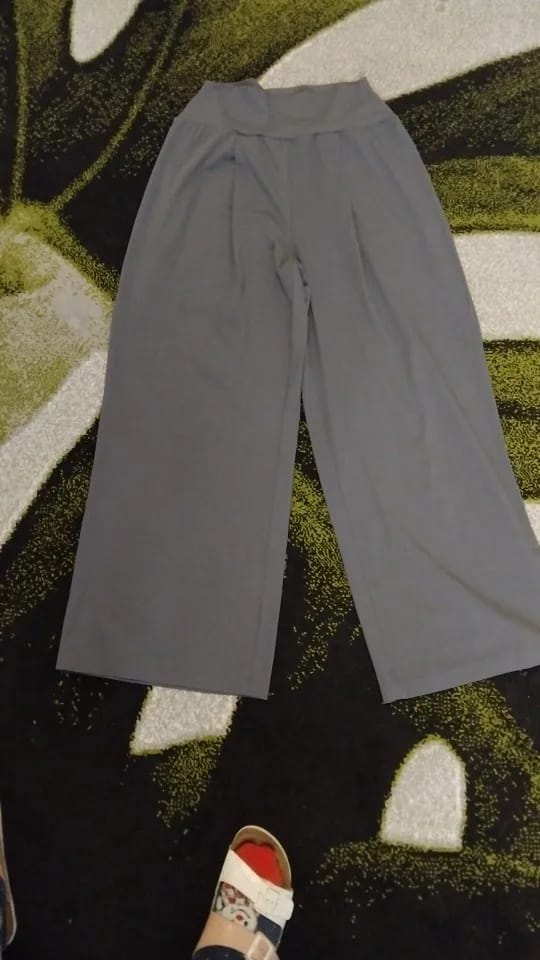 Customer photo review of Wide Leg Yoga Pants for Women, High-Waist Stretch Lounge and Workout Palazzo Pants
