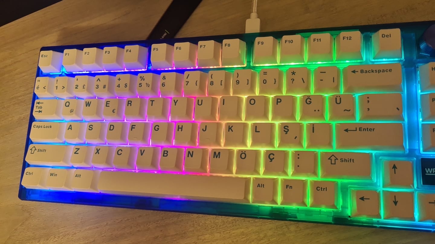 Customer photo review of Wraith W75 V2 Klavye (Manyetik Switch / HE)
