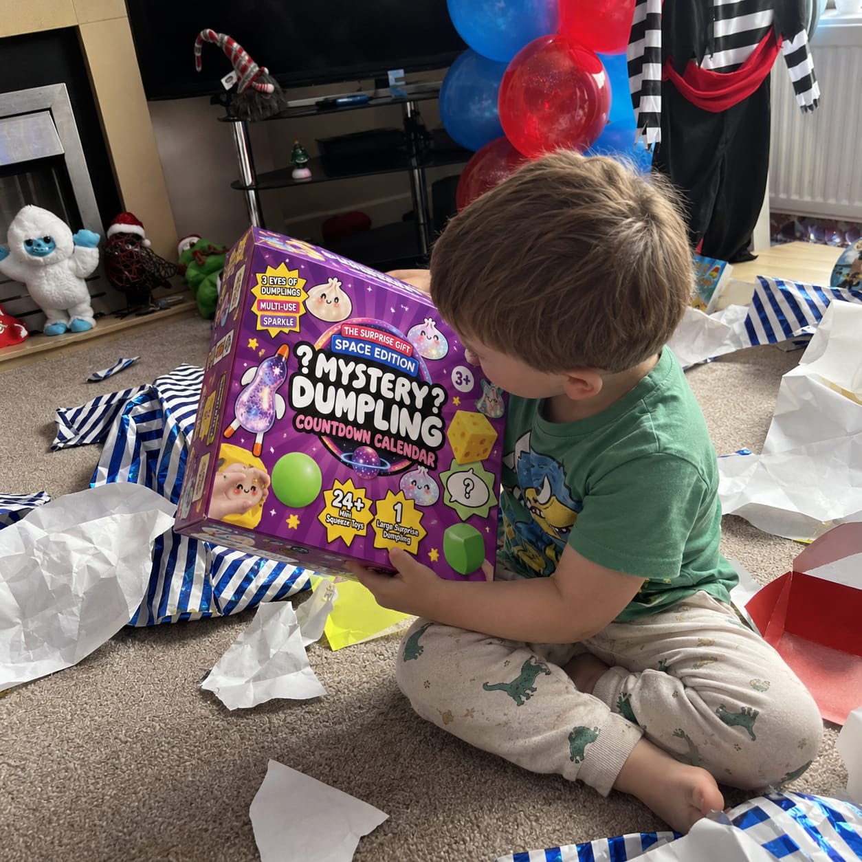 Customer photo review of Calendario Sorpresa de Squishies — 24 Días de Magia Navideña