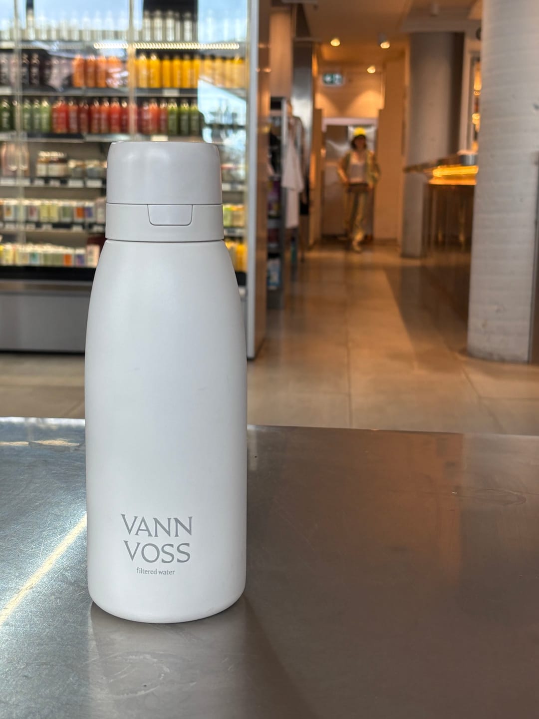 Customer photo review of Ceramic Filtered Water bottle