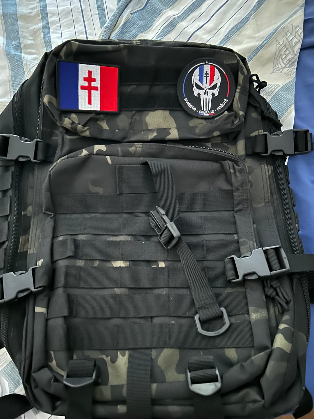 Customer photo review of Sac à dos militaire 50L