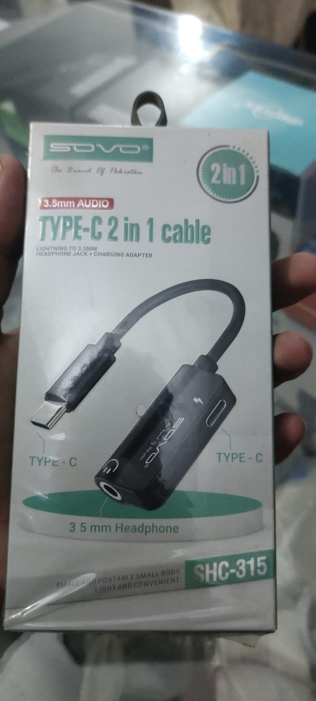Customer photo review of SHC-315 LINK TYPE C CONVERTER 2 IN 1 (Type-C to 3.5mm)