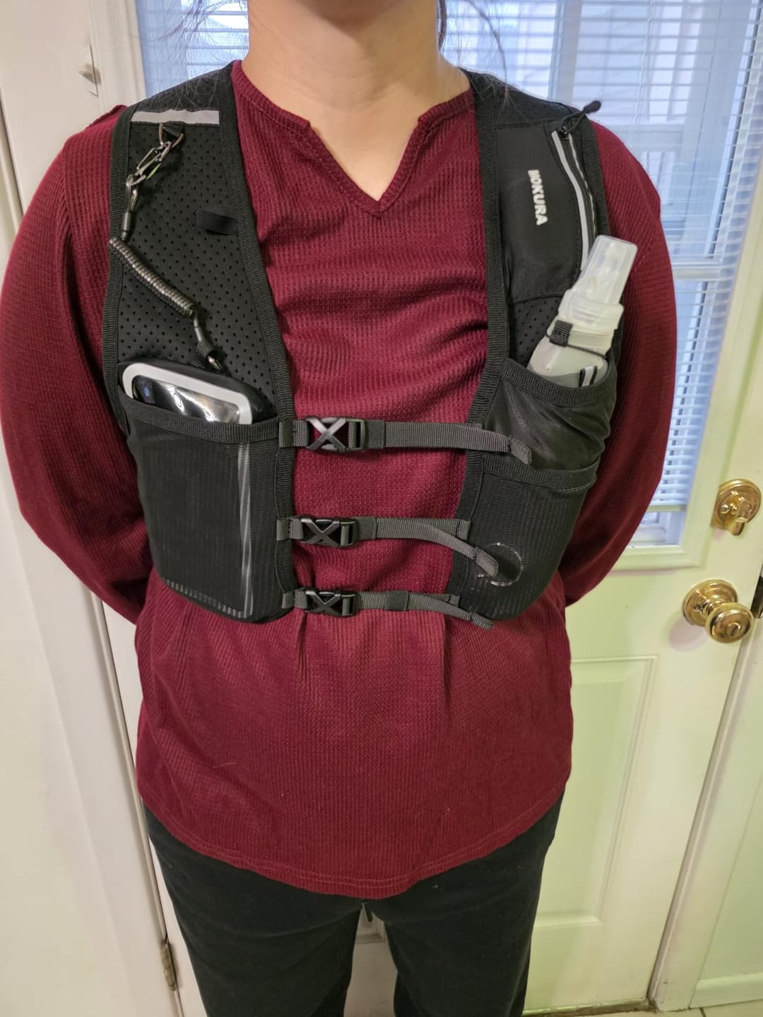 Customer photo review of Buy 1 Airunvest® Ultra-Light Running Vest, Get 1 FREE Headband