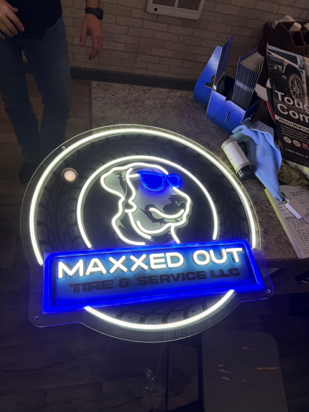Customer photo review of MAXXED OUT - Premium Neon Artwork