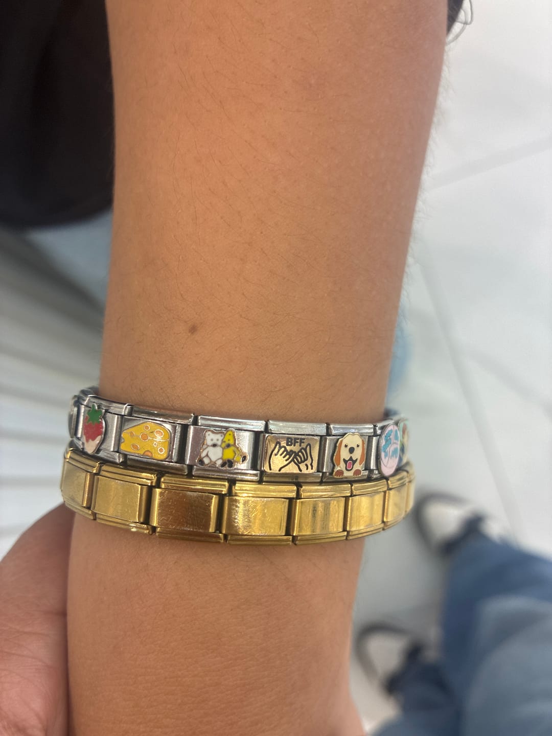 Customer photo review of Charm Ositos Amarillo y Blanco