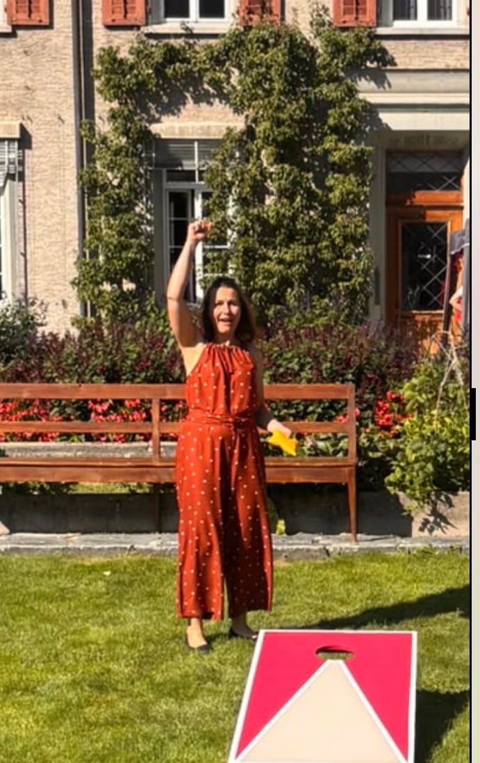 Customer photo review of Cleopatra Jumpsuit | Lockerer Jumpsuit mit verstellbaren Bändern | Dots sienna