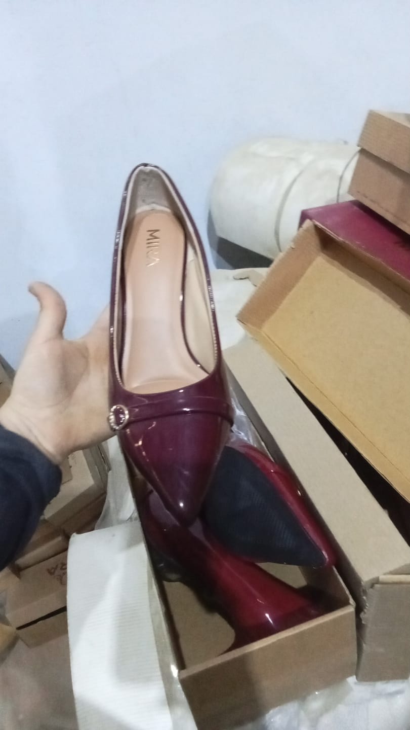 Customer photo review of Pointed Toe Mira — Women's Elegant Pointed Toe Flat Shoes | QMR Fashion