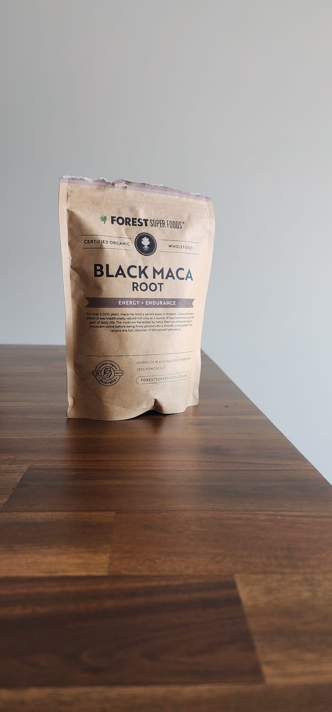 Customer photo review of Certified Organic Black Maca Powder