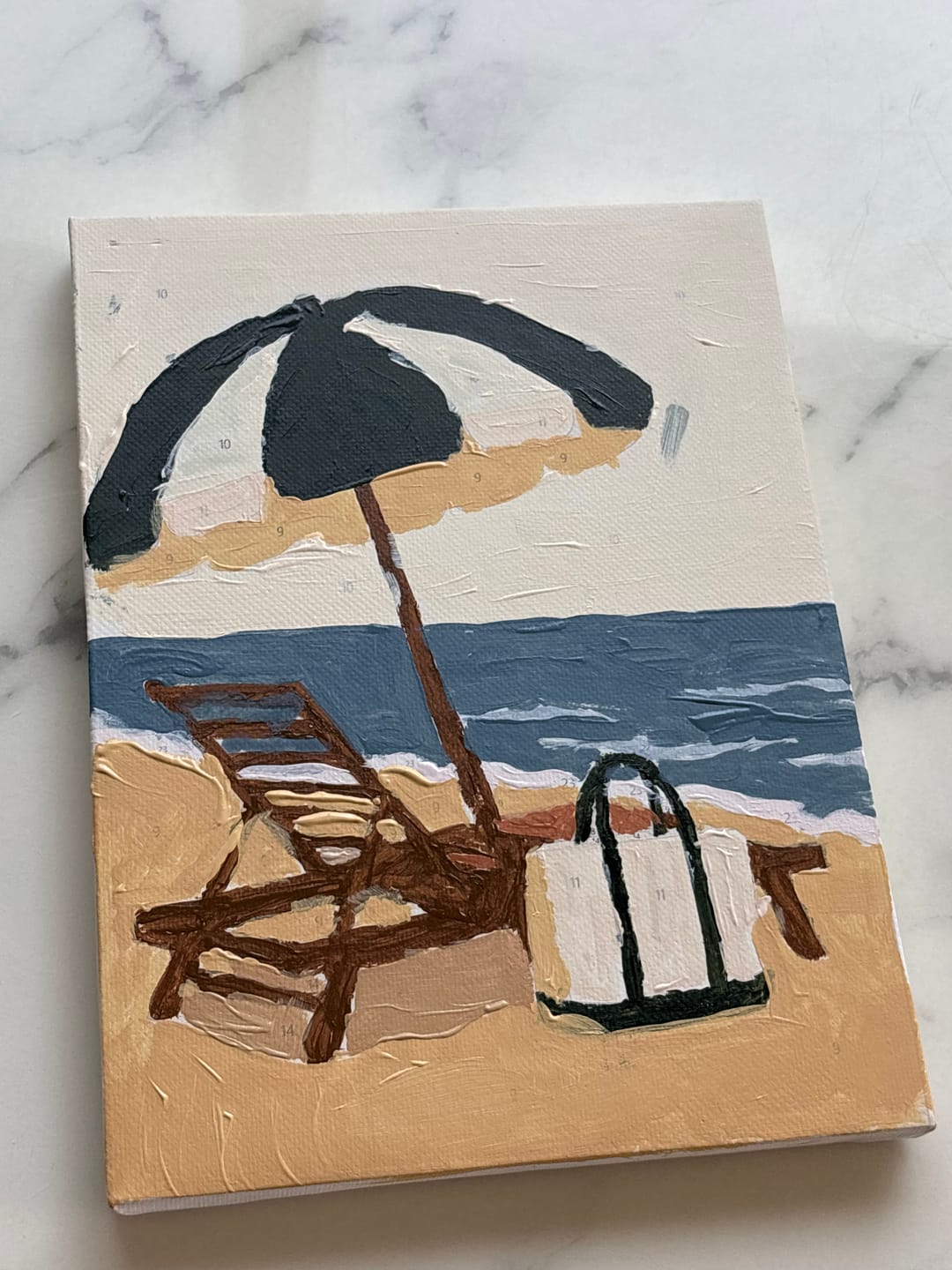 Customer photo review of 6 Mini Paintings - Beach Read Set