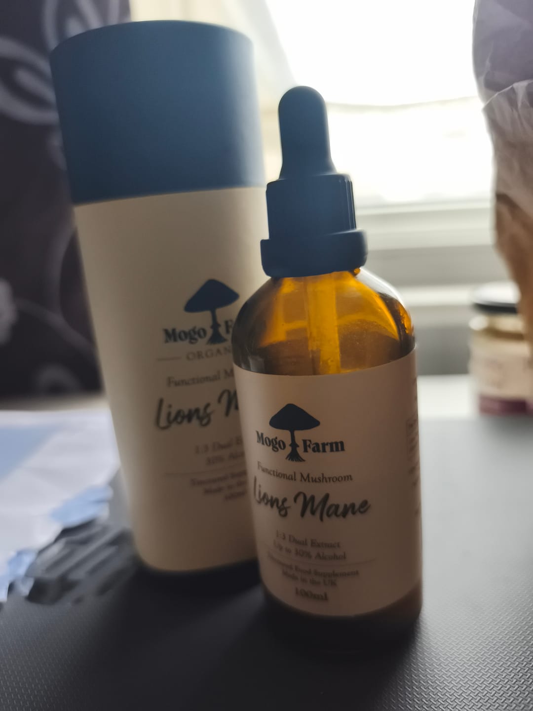 Customer photo review of Lion's Mane Mushroom Tincture