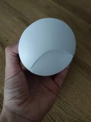 Customer photo review of Recessed Wall Light for Stairwell, Step Fitting, 8.5 cm