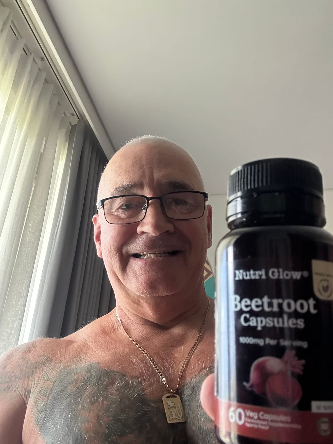 Customer photo review of Nutri Glow Organic Beetroot 60 Capsules