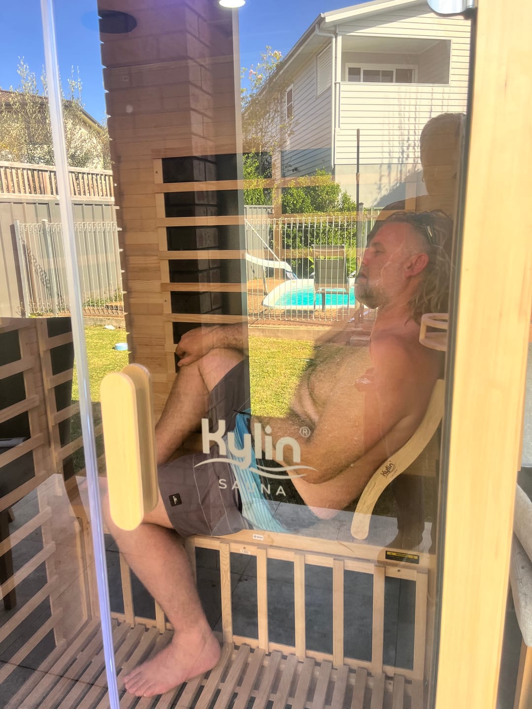 Customer photo review of Sauna Ergonomic Backrest Support - Kylin Sauna Accessories