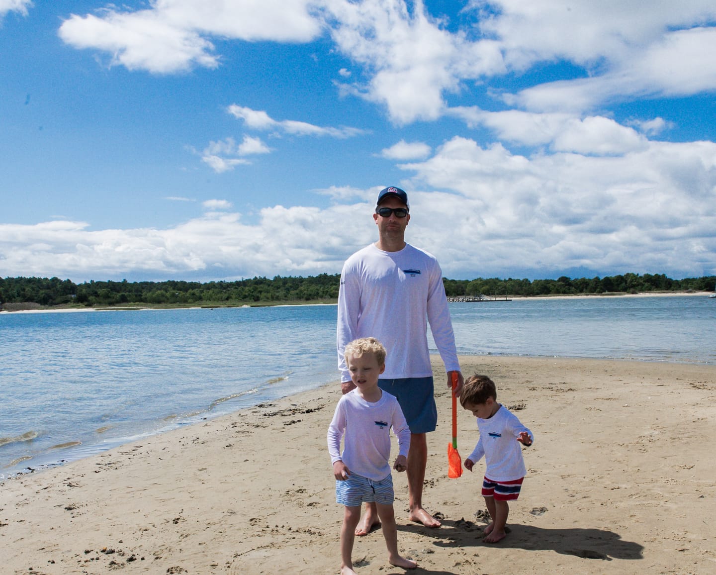Customer photo review of Youth/Kids Captain & Crew Drifit Custom Boat Shirts