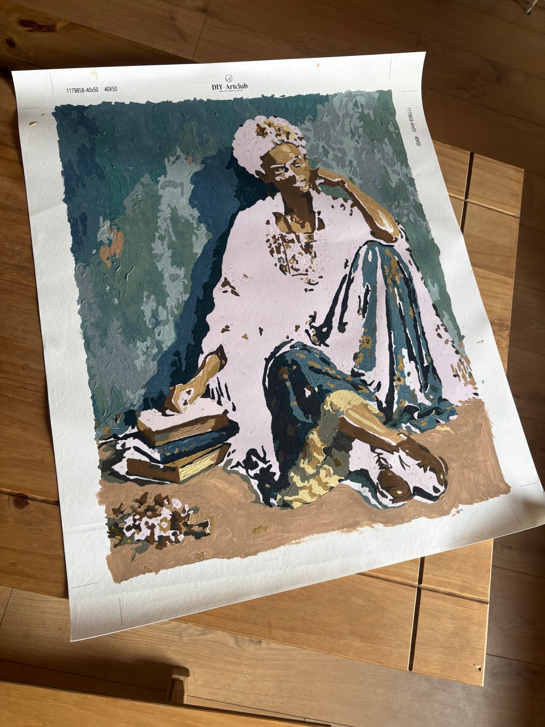 Customer photo review of Bohemian Reverie | Paint by Number