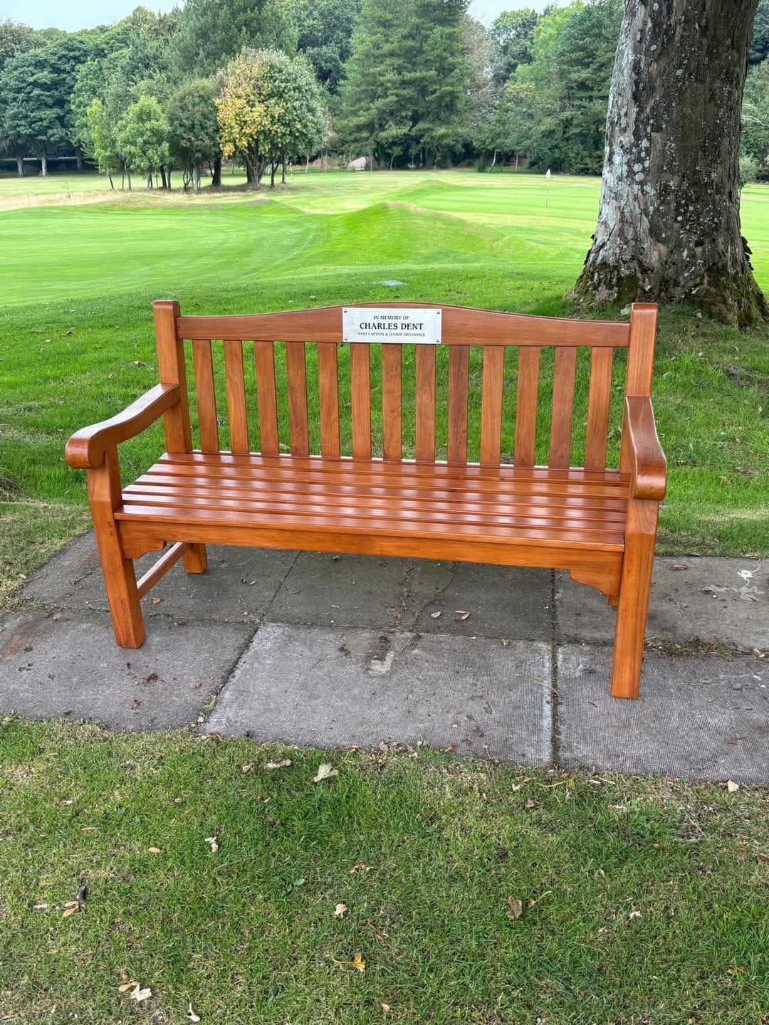 Customer photo review of Teak Garden Furniture Harmony Bench