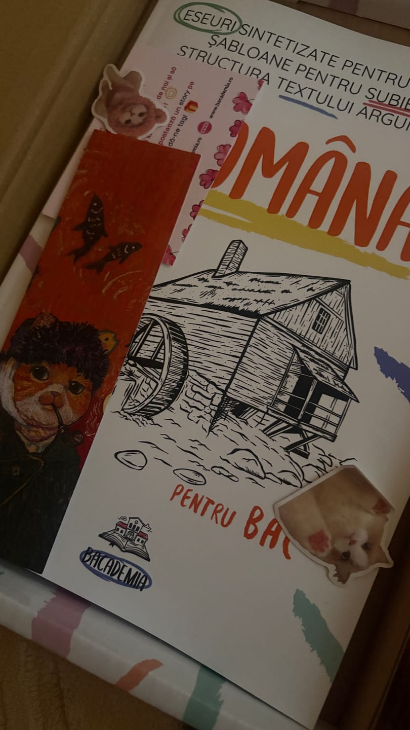 Customer photo review of Carte Română Bacalaureat Bacademia (temă și viziune, caracterizare, relație) - Ediția II