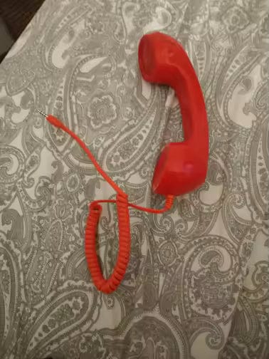 Customer photo review of Teléfono Retro compatible con iPhone y Android