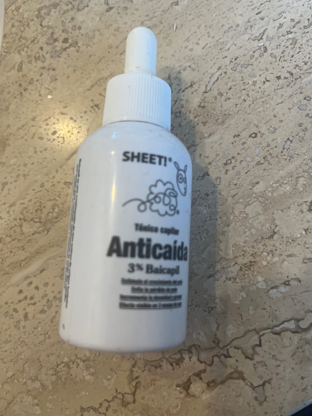Customer photo review of Pack Anticaída de Cabello para 1 Mes