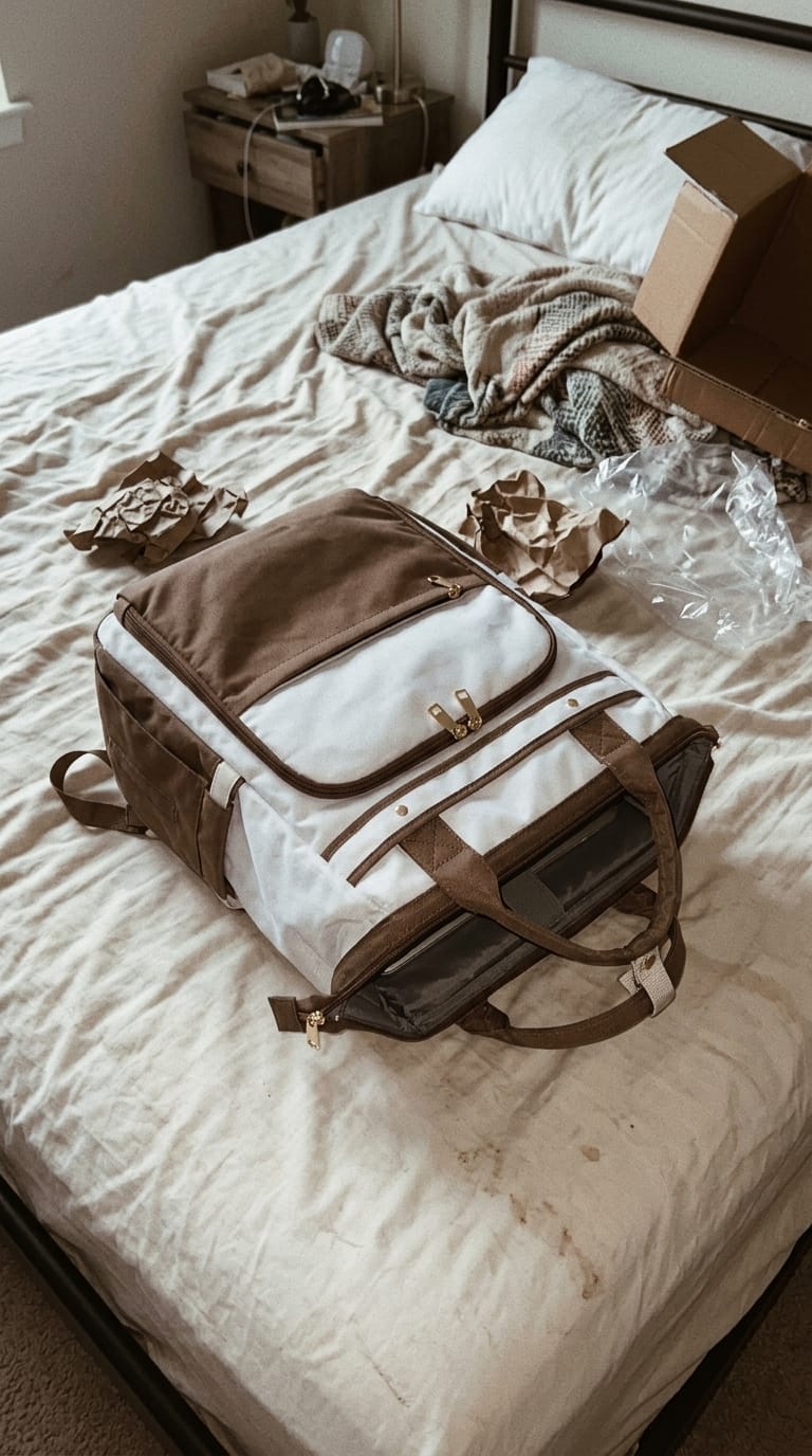 Customer photo review of 4-in-1 Backpack with Lunch Bag