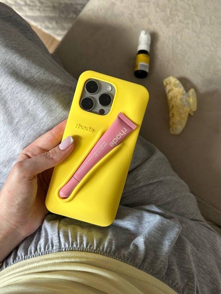 Customer photo review of Rhode Phone Case Lemontini