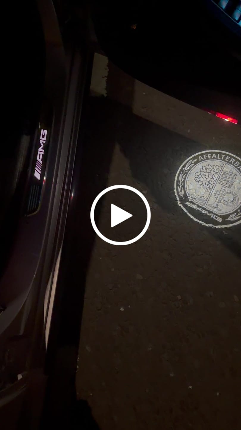 Customer video review of MERCEDES DOOR LIGHTS
