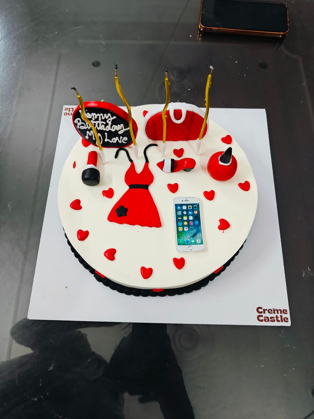 Customer photo review of Cake for a fashionista