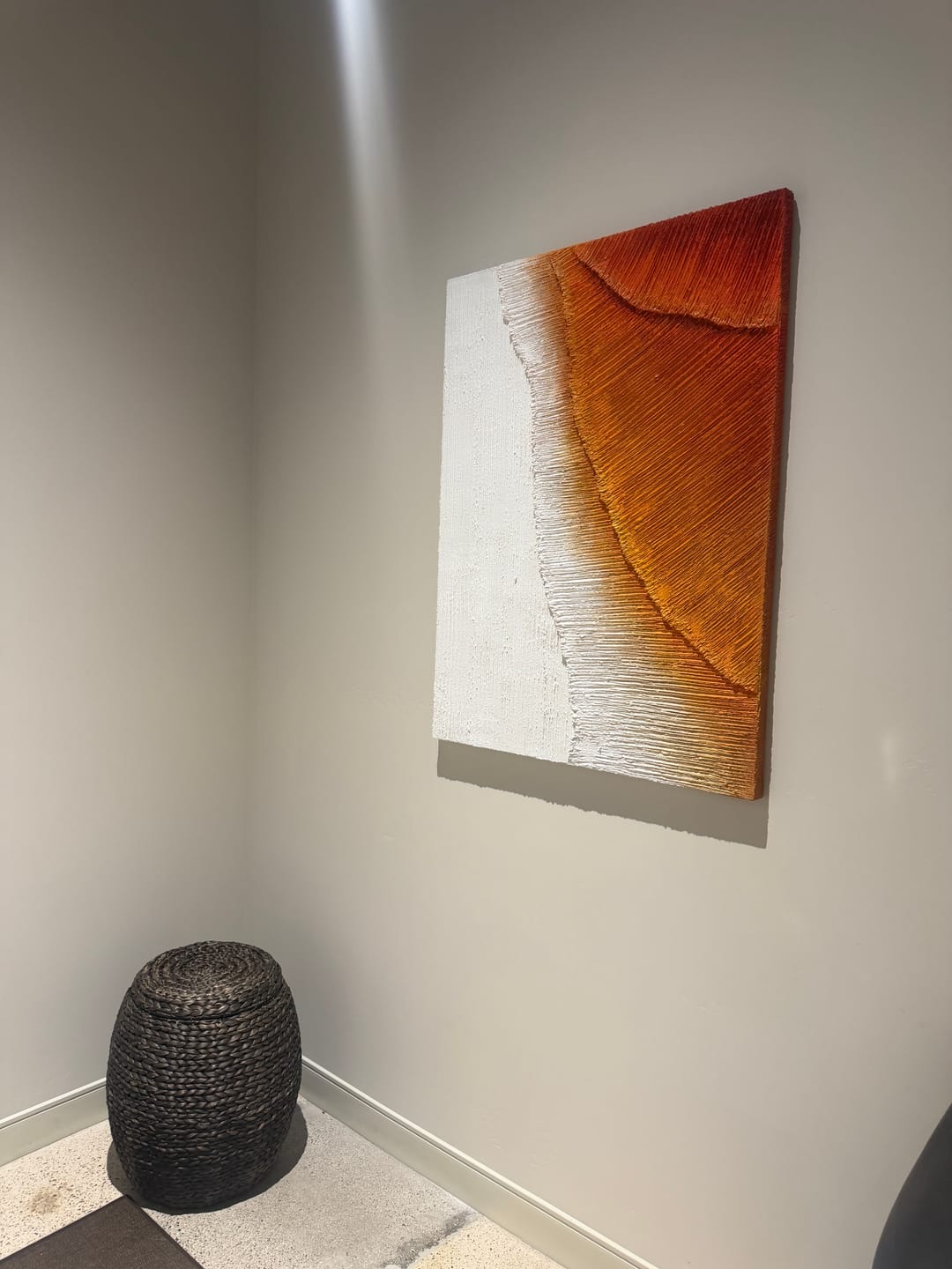 Customer photo review of Plaster Art Texture Painting #SG263