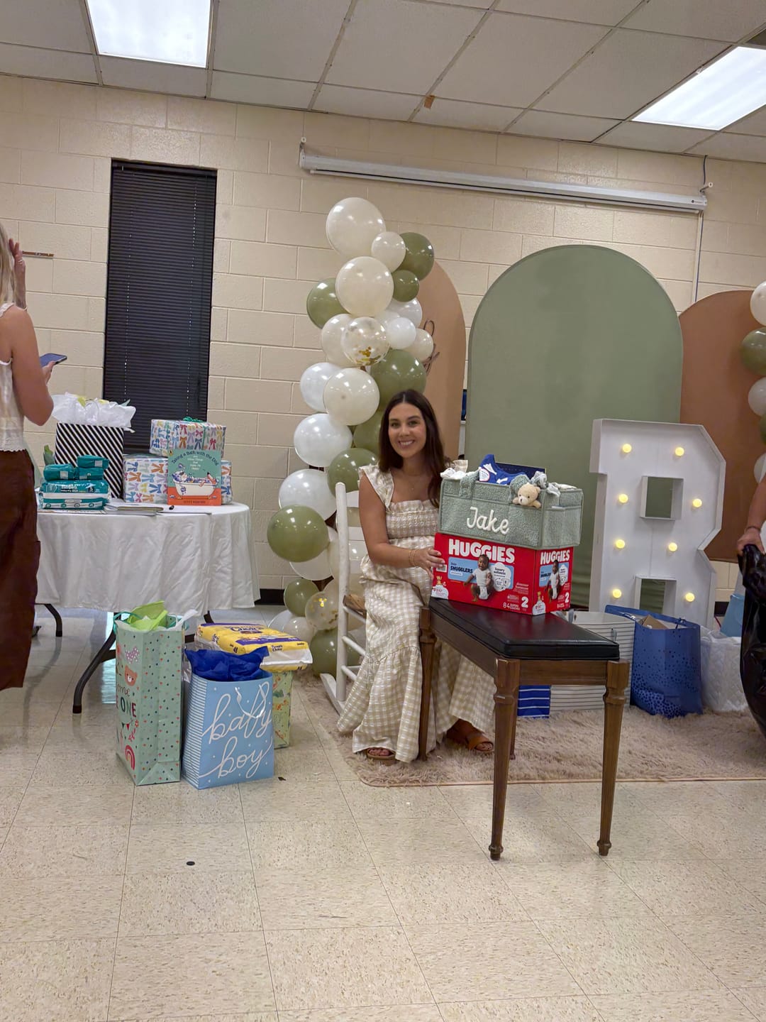 Customer photo review of K&C - Personalized Baby Storage Basket