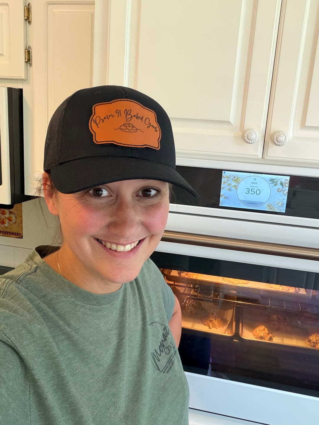 Customer photo review of Richardson 112 Custom Leather Patch Hats