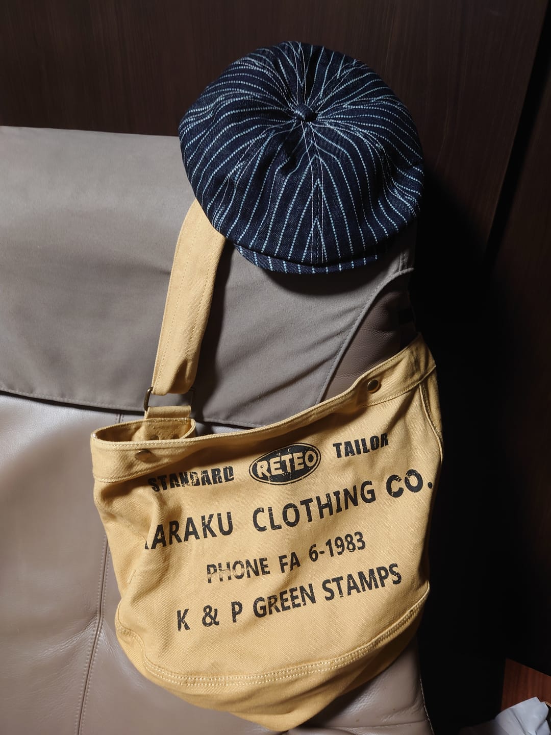 Customer photo review of 改良型 60‘s キャンバスニュースペーパーバッグ