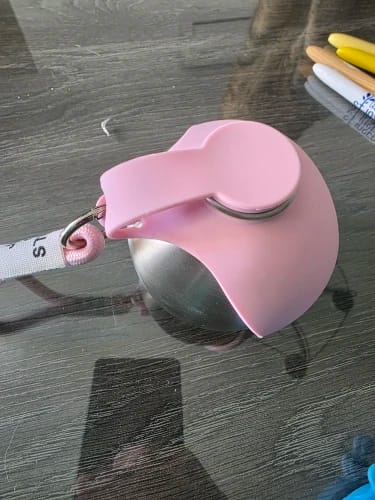 Customer photo review of 2-In-1 Portable Dog Water Bottle