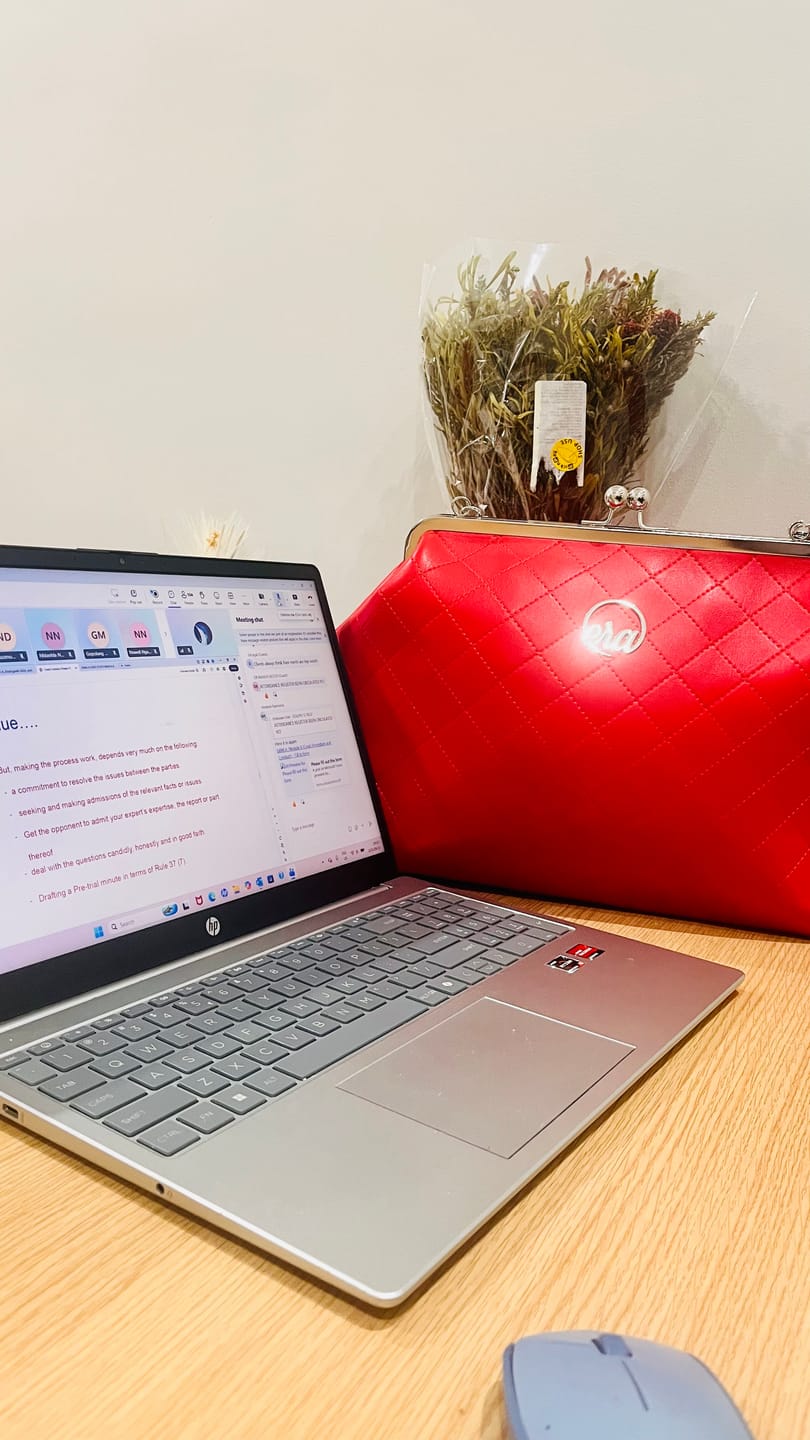 Customer photo review of ERA Oversized Kisslock Chain Bag – Red
