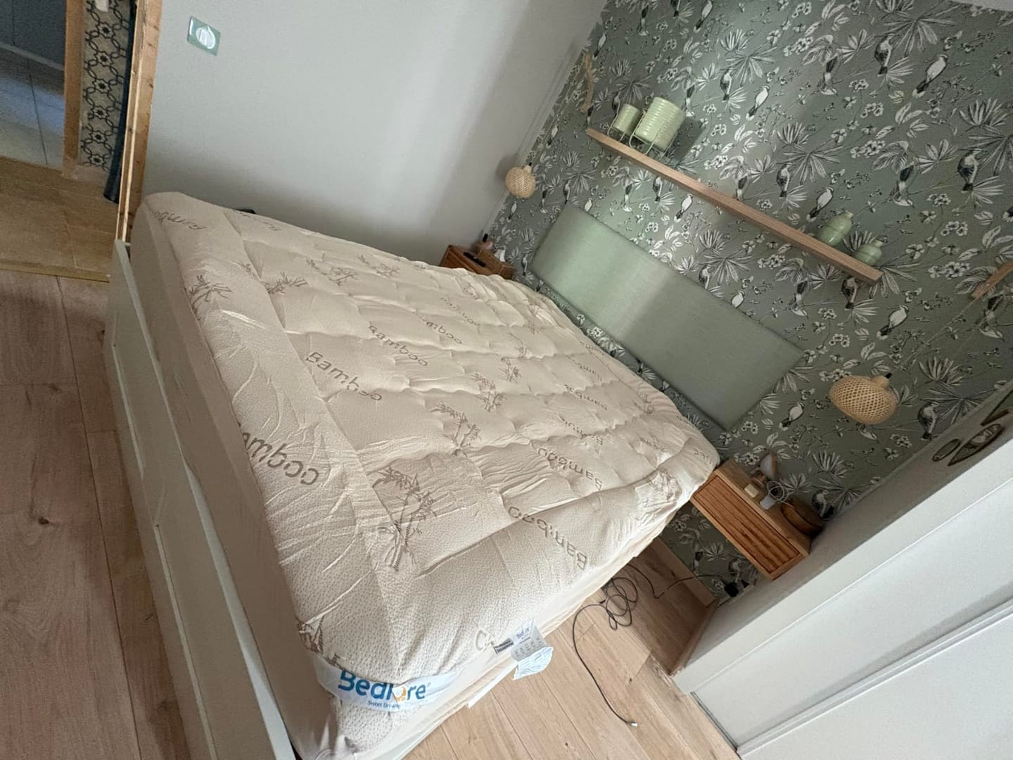 Customer photo review of Surmatelas en viscose de bambou