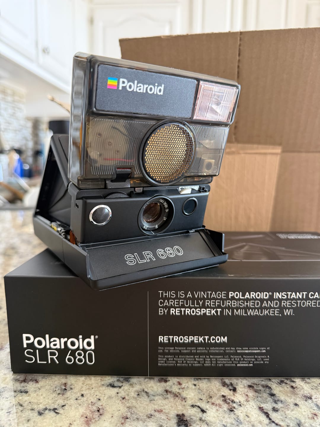 Customer photo review of Polaroid SLR 680/690 Camera Repair
