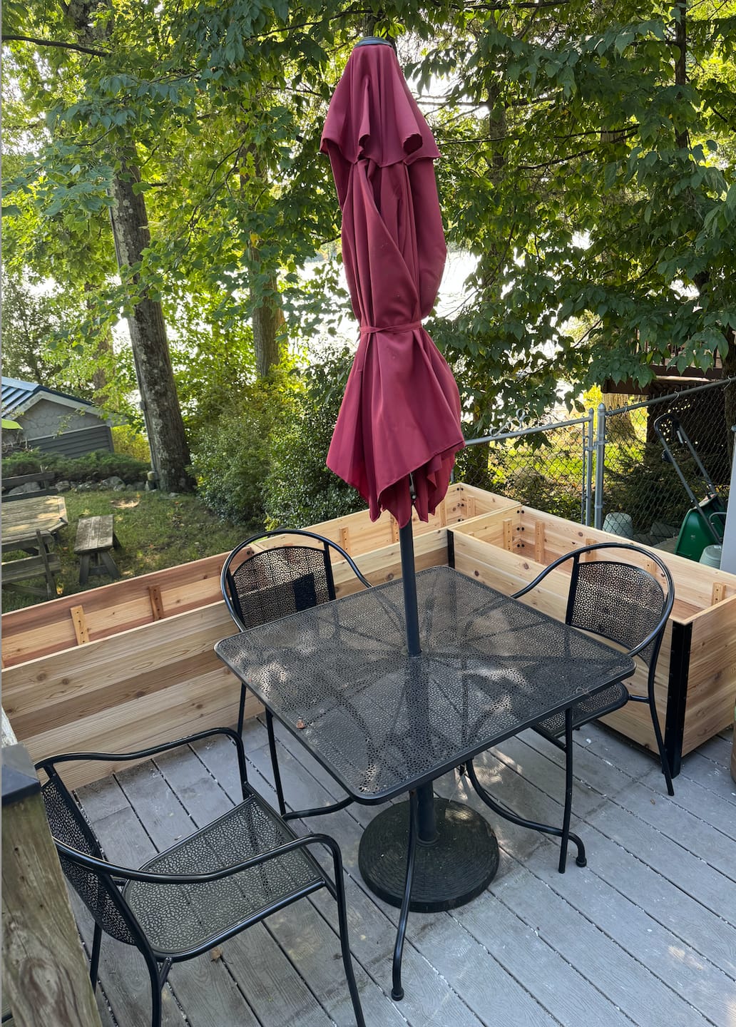 Customer photo review of 18" x 48" Planter Box - 24" TALL / Select Grade