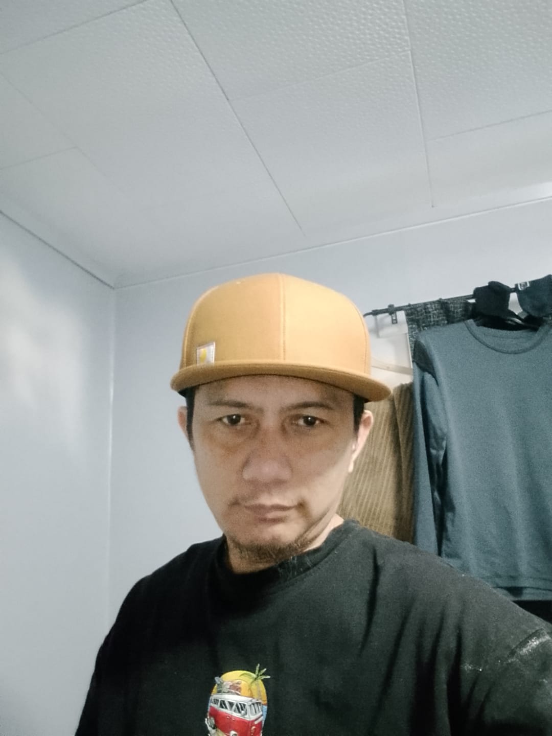 Customer photo review of Carhartt Firm Duck Flat Brim Cap