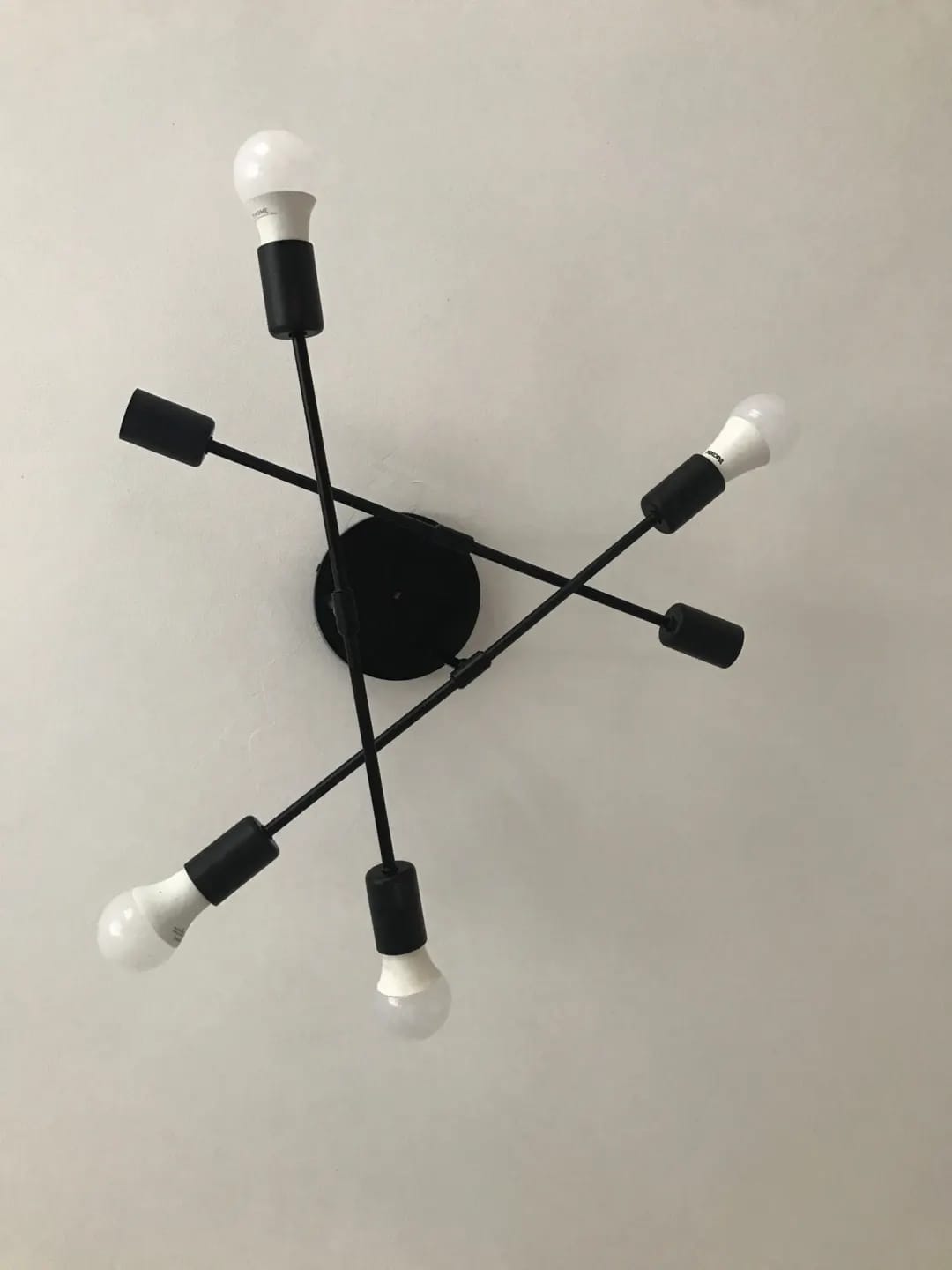 Customer photo review of Iron Ring Chandelier for Dining Table, 25 to 90 cm, Black