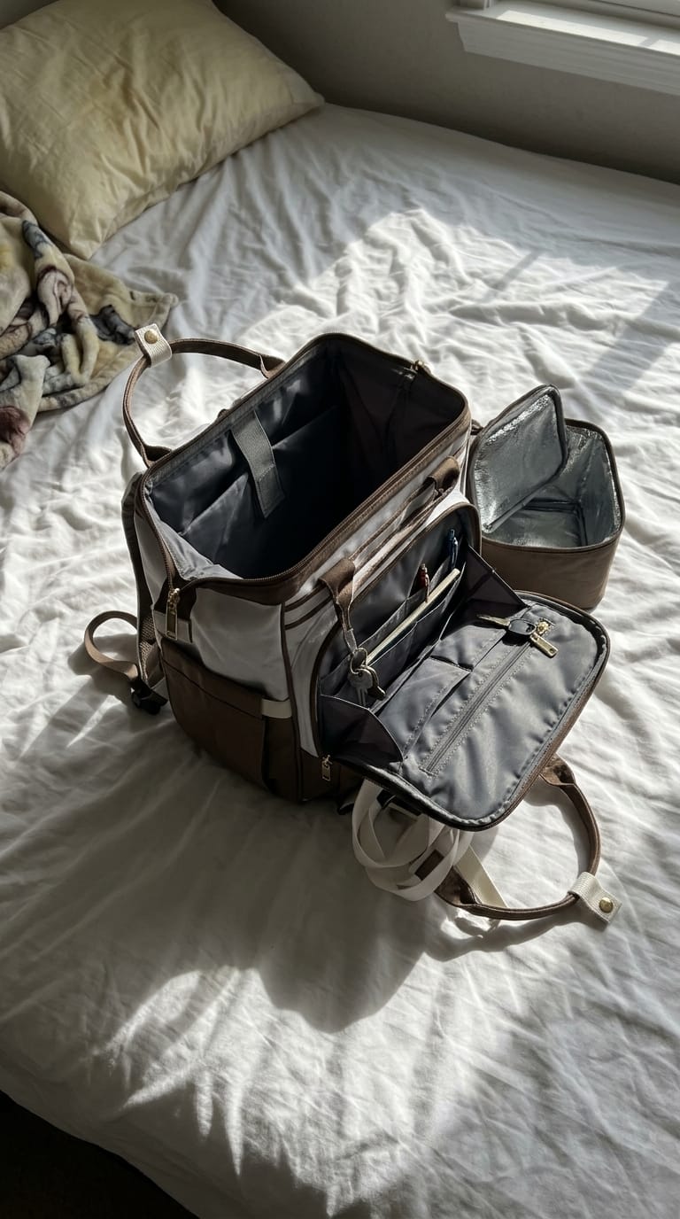 Customer photo review of 4-in-1 Backpack with Lunch Bag