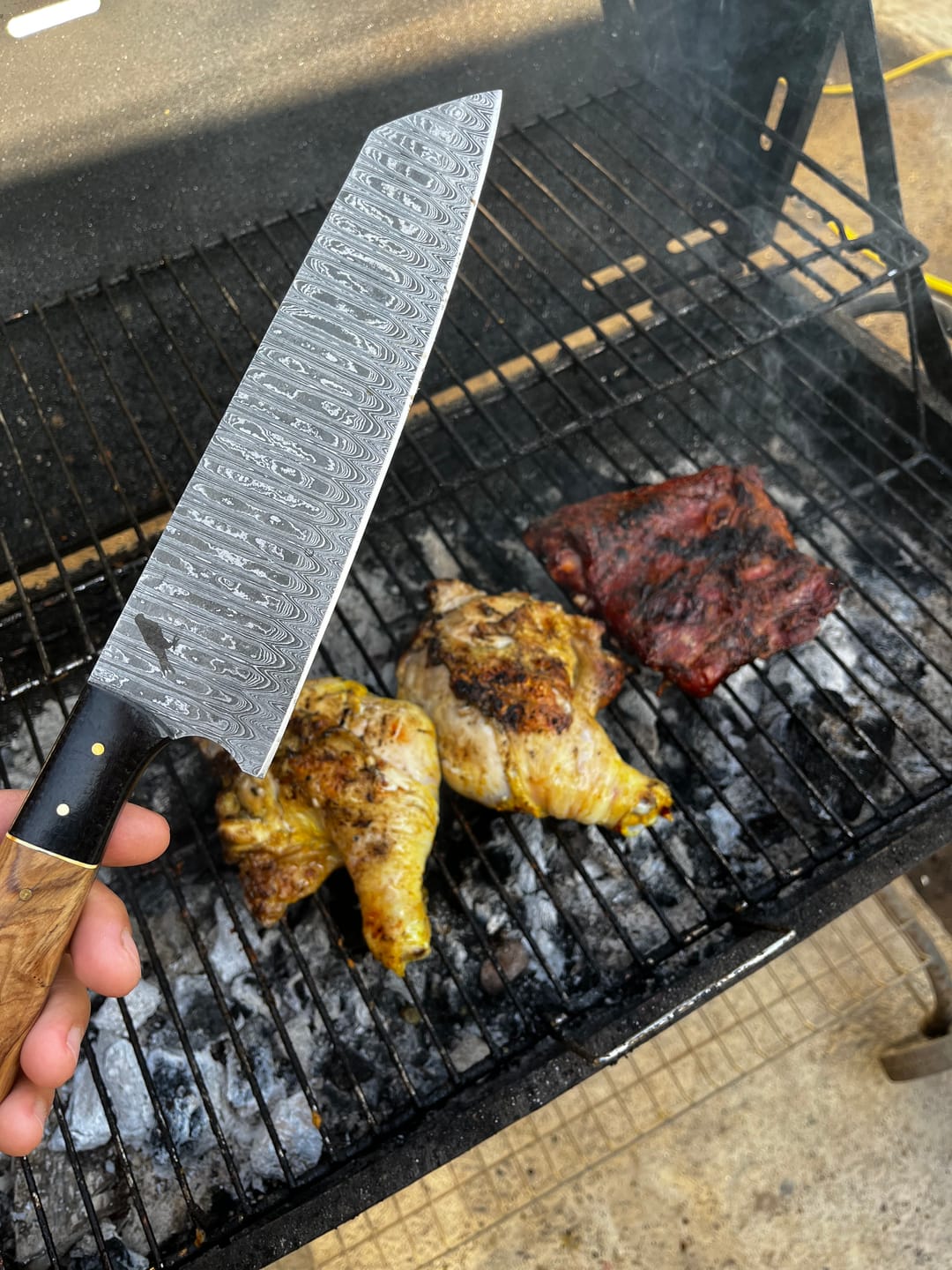 Customer photo review of Cuchillo de Cocina Damasco 33cm "Maihue"