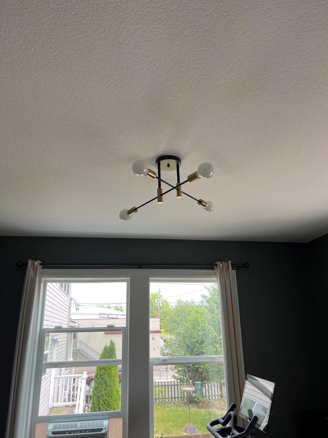 Customer photo review of Iron Ring Chandelier for Dining Table, 25 to 90 cm, Black