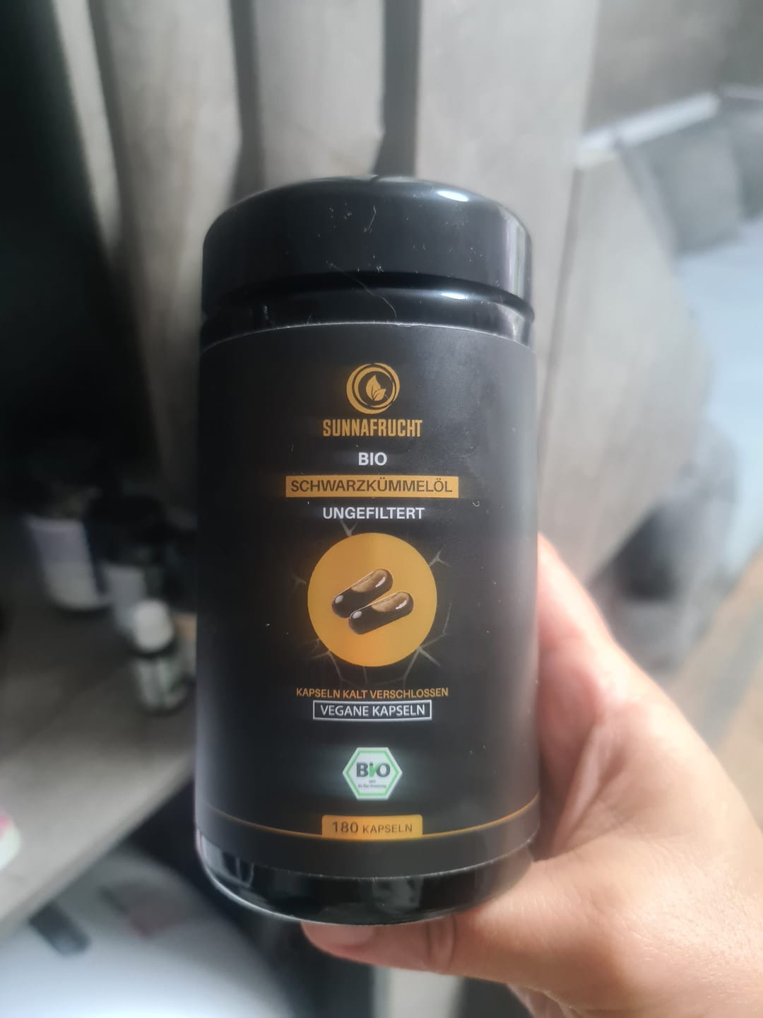 Customer photo review of Bio Schwarzkümmelöl Kapseln | Ungefiltert | 180 Kapseln