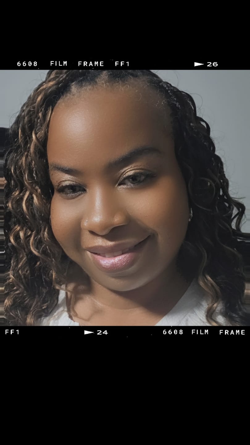 Customer photo review of #4/27/30 Mix Color Blend Loose Deep Wave Human Crochet Hair