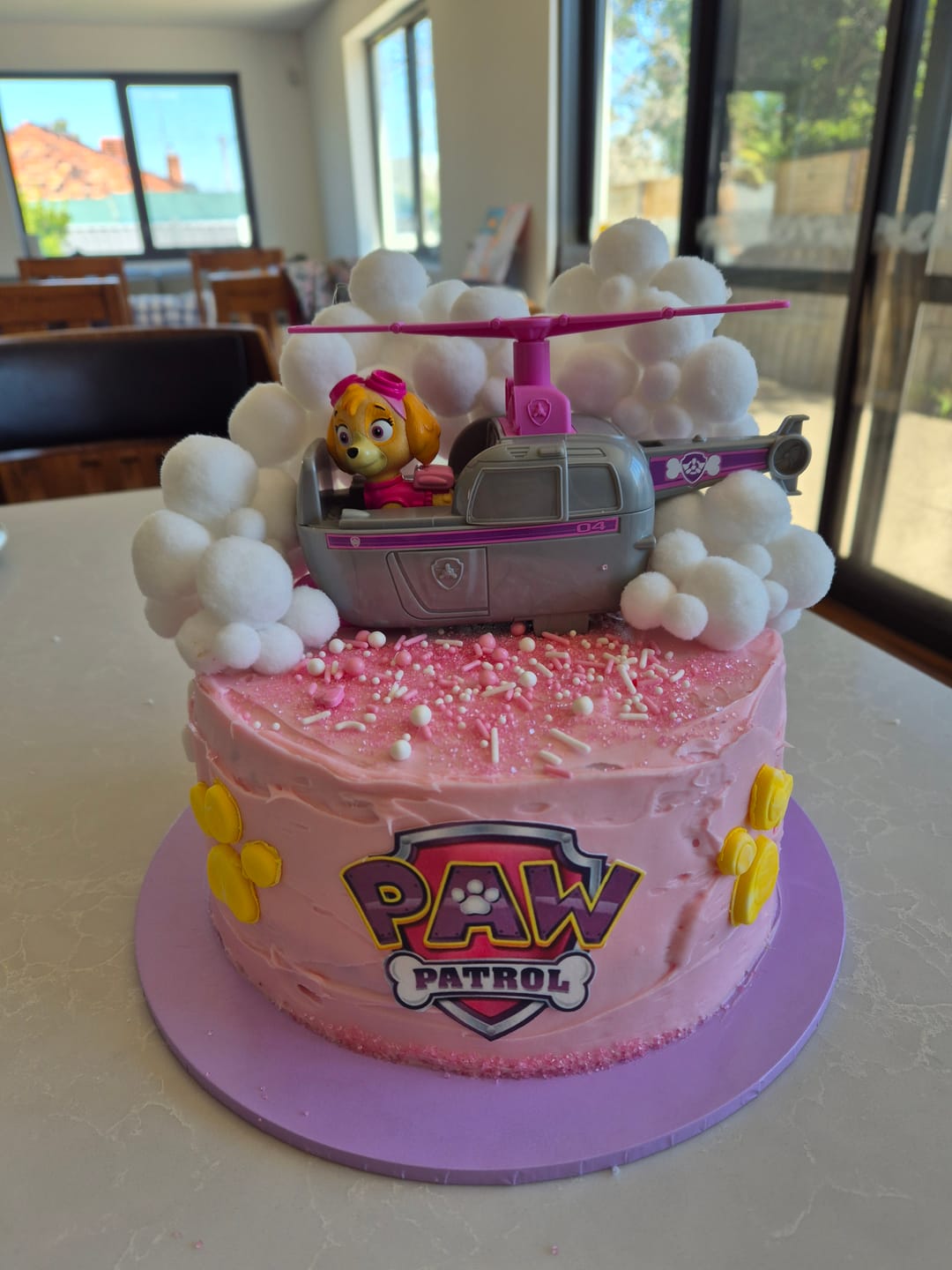 Customer photo review of A5 Rectangle Custom Edible Icing Image